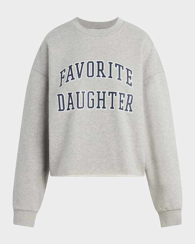 Cropped Collegiate Sweatshirt